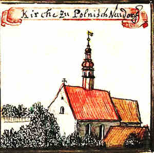 Kirche zu Polnisch Neudorf - Koci, widok oglny